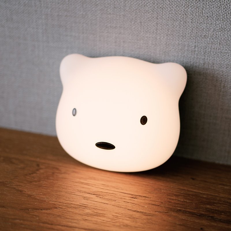 Cute bear USB charging night light - Lighting - Plastic White