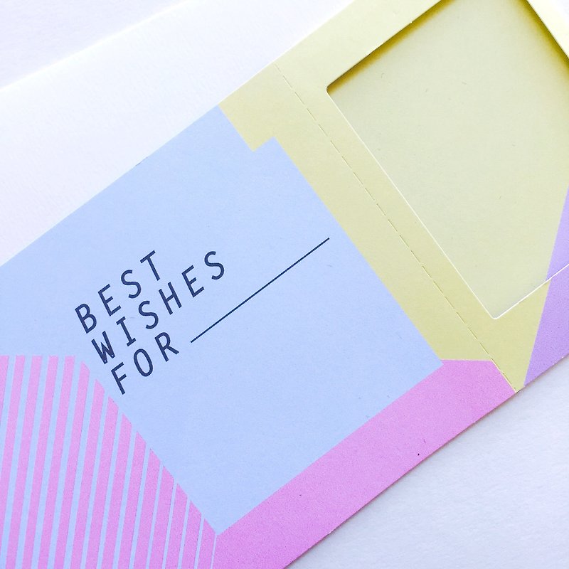 Pin Cards - Intimate / 幾何測驗 相框卡『 2張以上免運喔！（含）』 - 卡片/明信片 - 紙 紫色