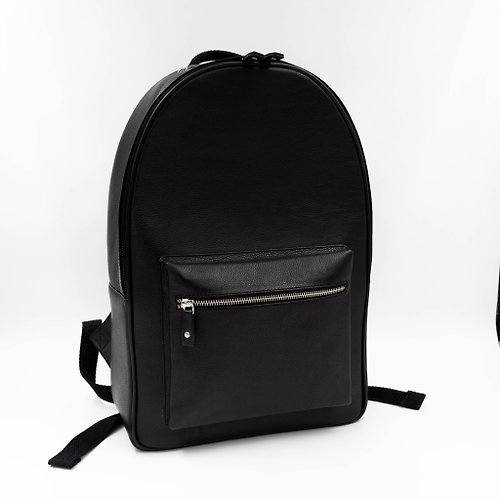 Out of the Factory Leather Backpack Black