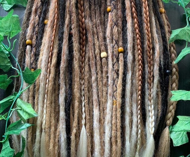 FOX DREADS. crochet dreads. RED. double ended dreadlocks. texture  dreadlocks. - Shop FIZZDREADS Hair Accessories - Pinkoi