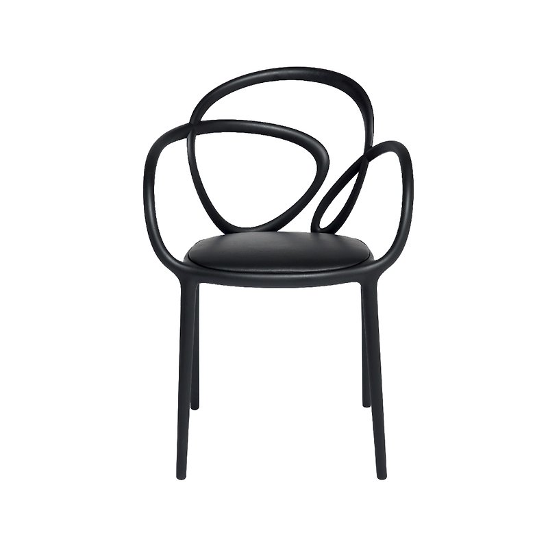 【qeeboo tw】qeeboo  LOOP CHAIR WITH CUSHION - Chairs & Sofas - Plastic 