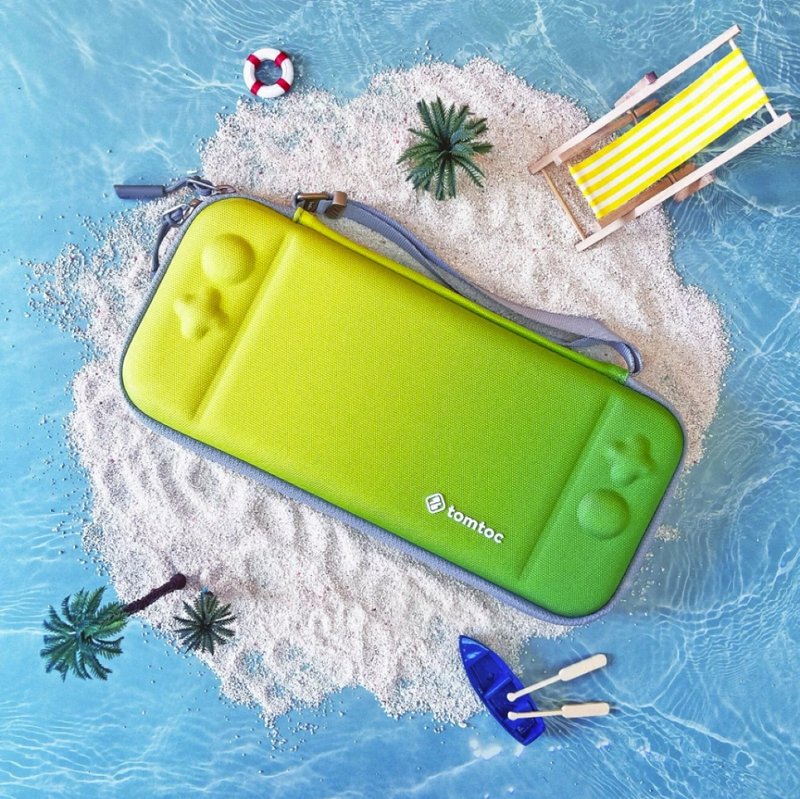 玩家首選二代 Switch保護殼(OLED新版), 夏日限定版 檸檬綠 - 其他 - 聚酯纖維 綠色