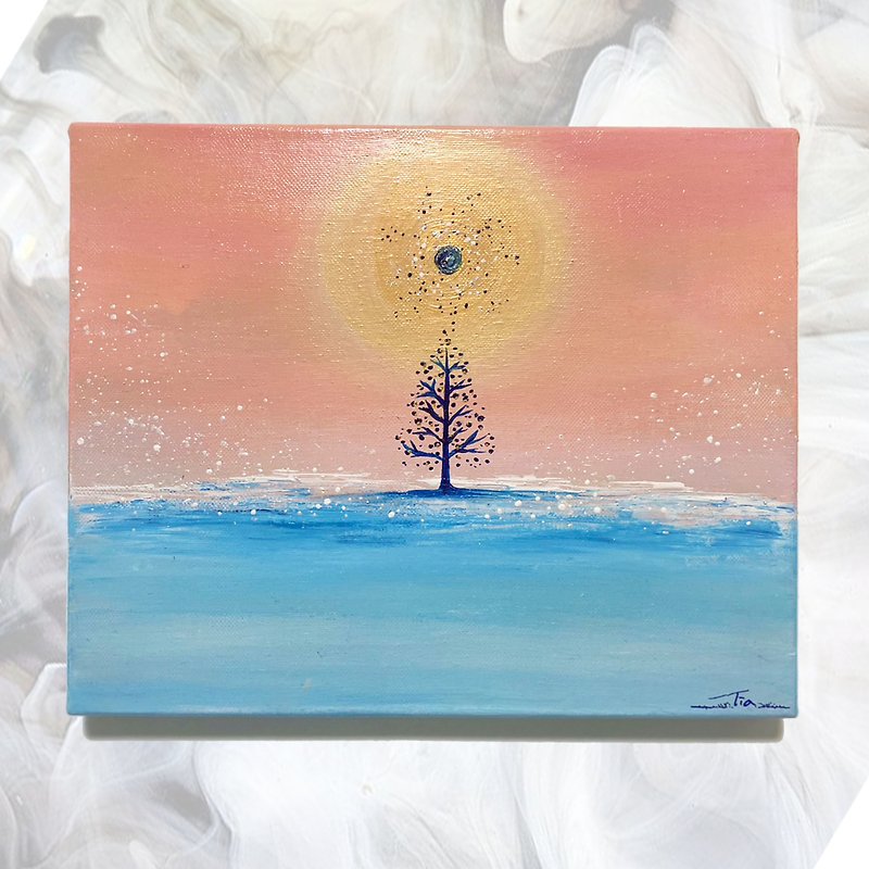 [Light of Mind] Spiritual Healing Paintings - Original Hand-painted Unique Acrylic Paintings / Work No. 32 - Posters - Cotton & Hemp 