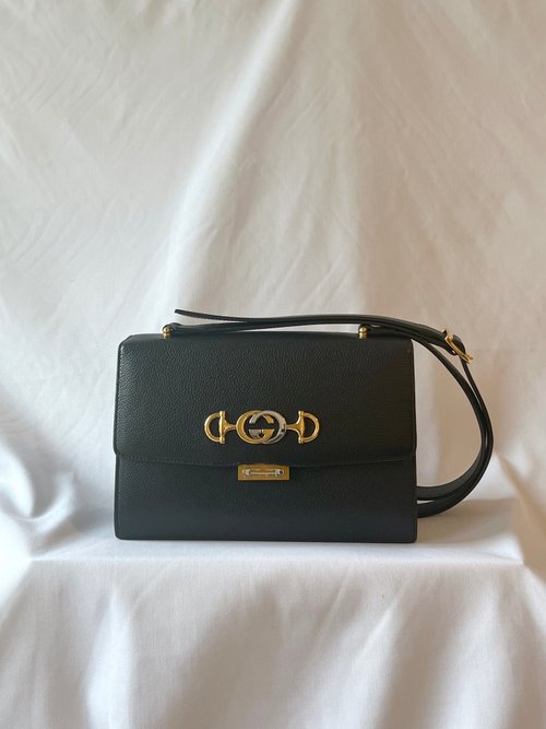 RARE TO GO VINTAGE 日本中古選品店 GUCCI Zumi Leather Shoulder Bag 側背包 斜孭袋 日本中古