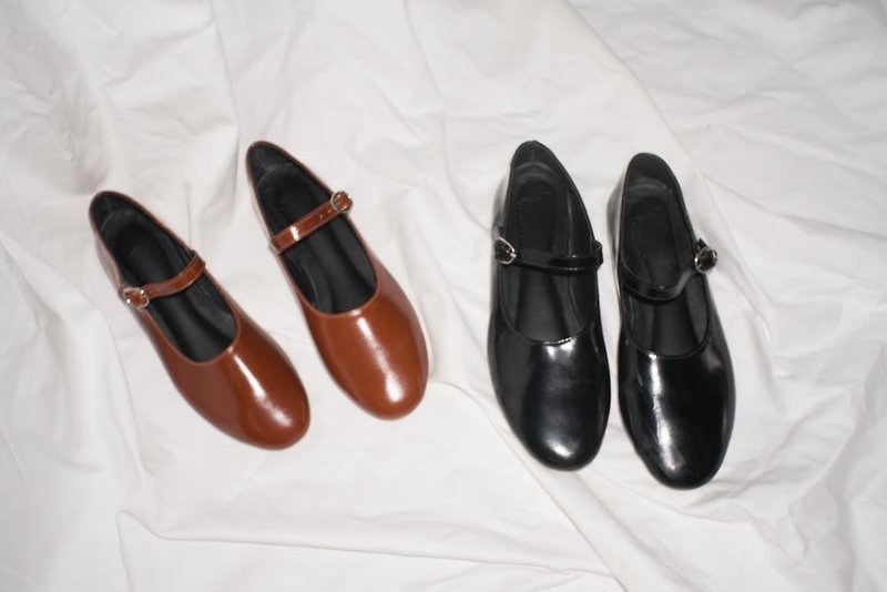 Mary Jane Shoe - 女皮鞋 - 其他材質 