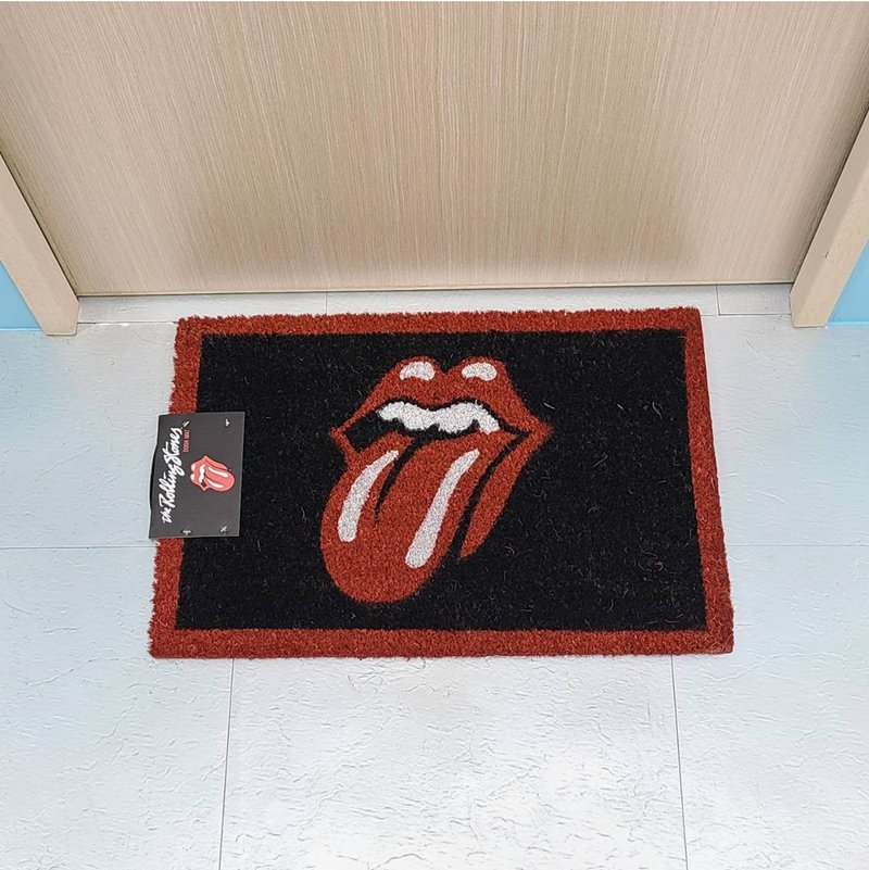 【滾石樂團】The Rolling Stones (Lips) 進口門墊/地墊 - 地墊/地毯 - 其他材質 多色