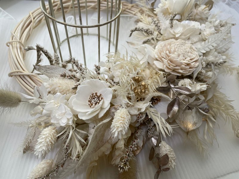 snow love - Dried Flowers & Bouquets - Other Materials White