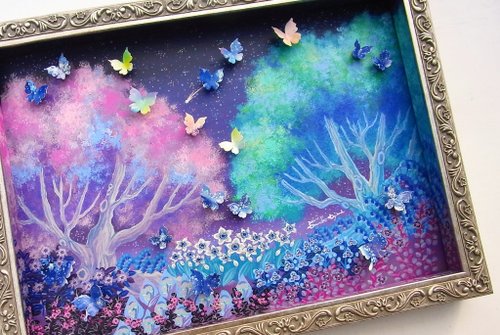 アクリル画　インテリア　アート 楽天市場】絵画 インテリア ファブリック 絵 30×40cm 額入り