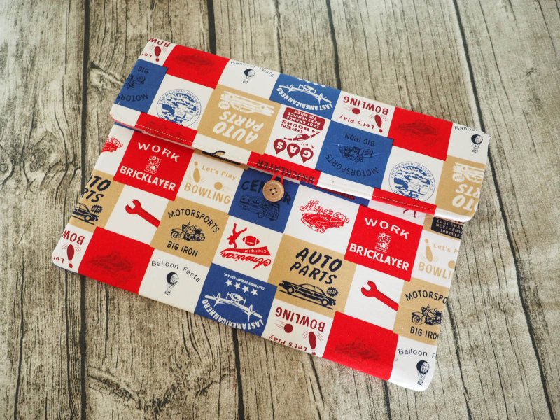 英國製作 彩色方格海報  switch ipad kindle 電腦保護套 收納 - 電腦包/筆電包 - 棉．麻 多色