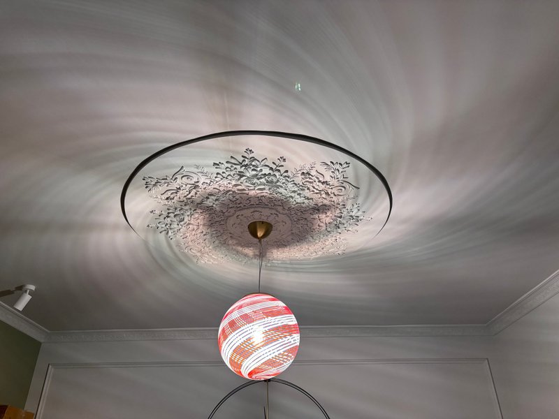 Hand Blown Glass Globe Pendant Lights D35cm(13.8inch), Glass Globe Ceiling Light - 燈具/燈飾 - 玻璃 多色