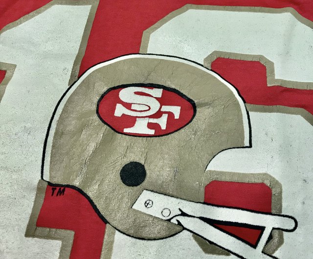 Vintage 80s San Francisco 49ers Champion Reverse Weave -   Hong Kong