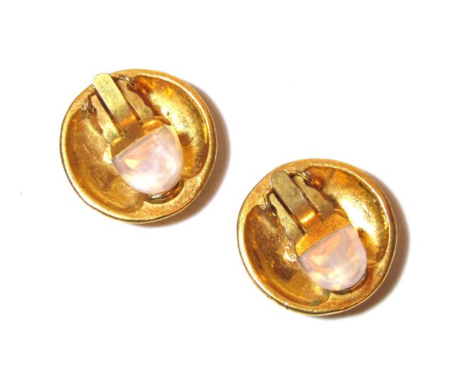 CHANEL vintage gold tone earrings panic-art-market｜耳環/耳