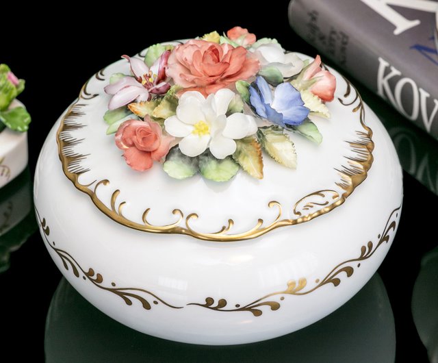 花瓶  Crown Derby Victorian Royal Crown Derby Porcelain Miniature Stem / Spill