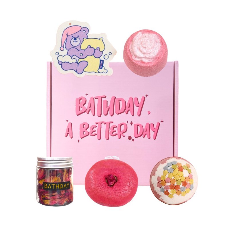【PINKOI獨家優惠】 BATHDAY 浪漫少女 泡澡球組合 - 其他 - 其他材質 白色