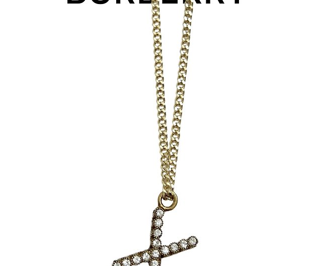 BURBERRY Pendant Bag Charm Two-Use X Letter Necklace - Shop Fantasy Vintage  Necklaces - Pinkoi