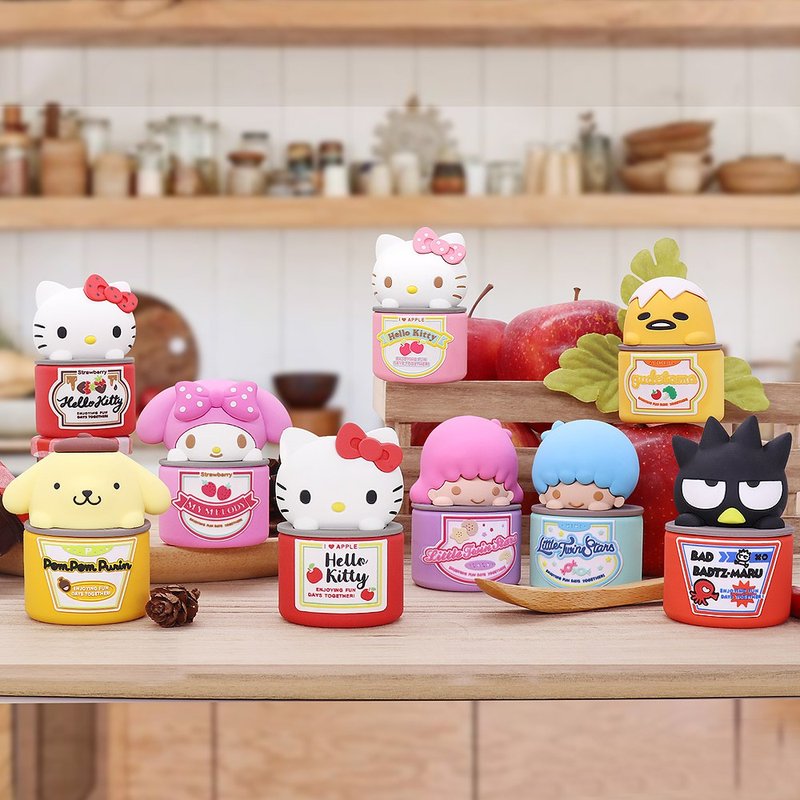 GARMMA 三麗鷗 Hello Kitty 果醬系列 盒玩公仔(一套9隻不重複) - 公仔/玩偶 - 塑膠 