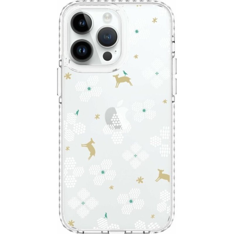 inBlooom x The Hood Golden Case/Blooming Field/Bright White - เคส/ซองมือถือ - วัสดุอื่นๆ สีใส