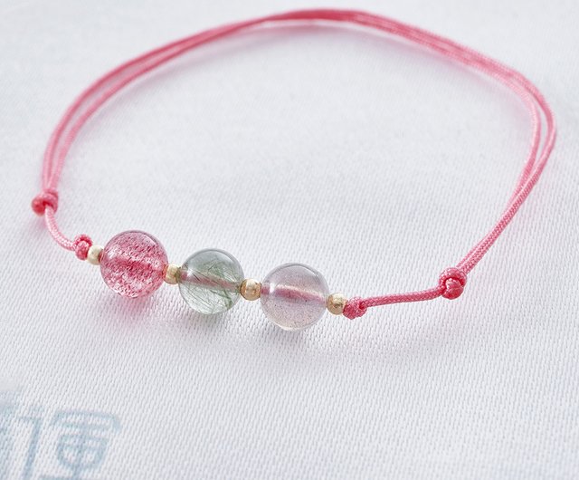 Natural Agate Fatal Year Red Thread Bracelet (Consecration included) - Shop  goodgoodluck-tw Bracelets - Pinkoi