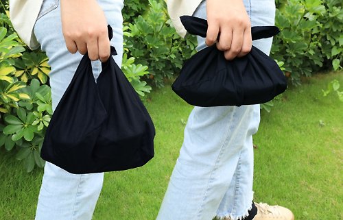dr.Si 【dr.Si便當包巾】棉質便當提袋 手提袋 日式 素色 簡單 購物袋