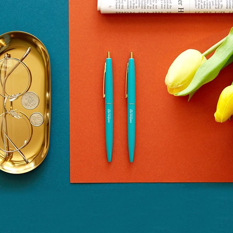 Funnymade Color Collector 0.7 Ball Pen - Aquamarine Green, FNM36519 - Ballpoint & Gel Pens - Plastic Green