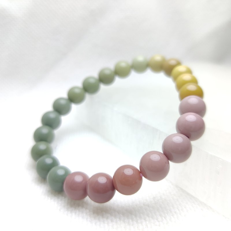 中國 8mm 9mm 阿拉善瑪瑙 Agate - 手鍊/手環 - 水晶 多色