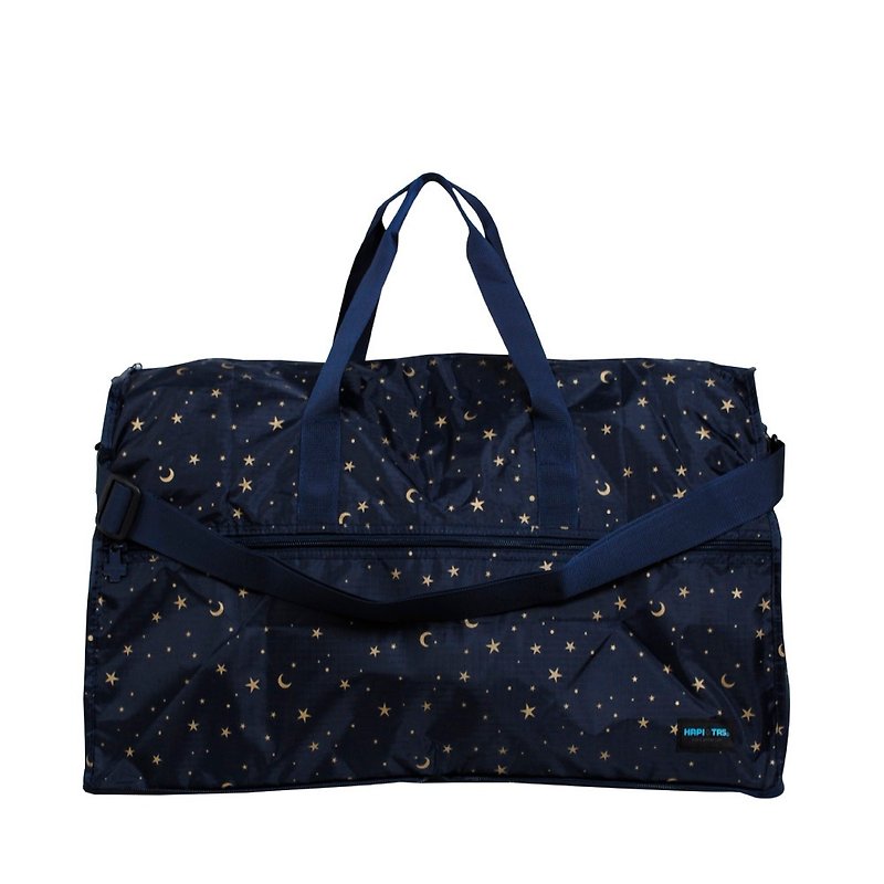 【HAPI+TAS】日本原廠授權 摺疊旅行袋 (大)- 星空藍 - 手提包/手提袋 - 聚酯纖維 多色