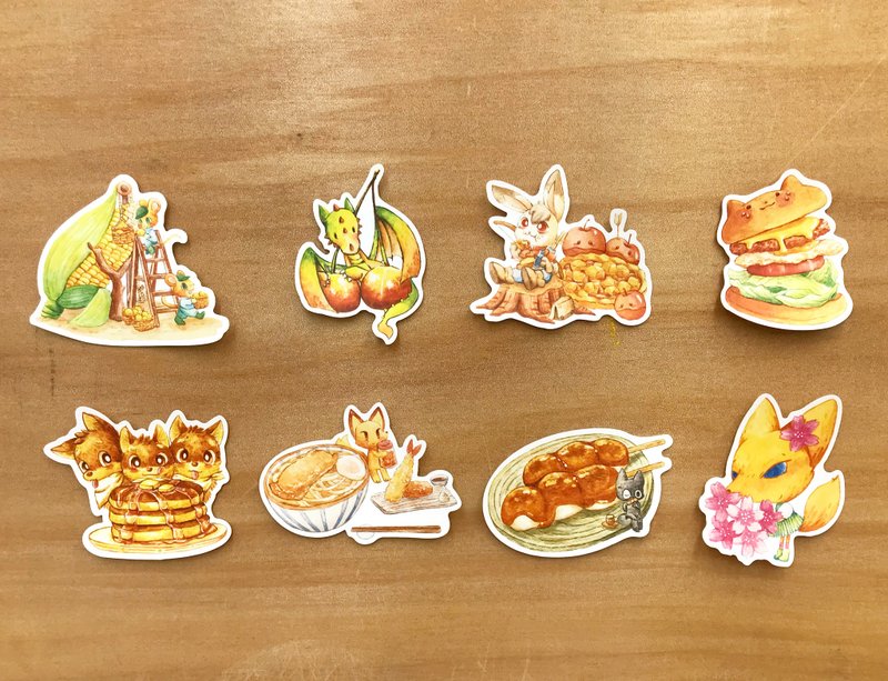 cute waterproof sticker - Stickers - Paper Orange