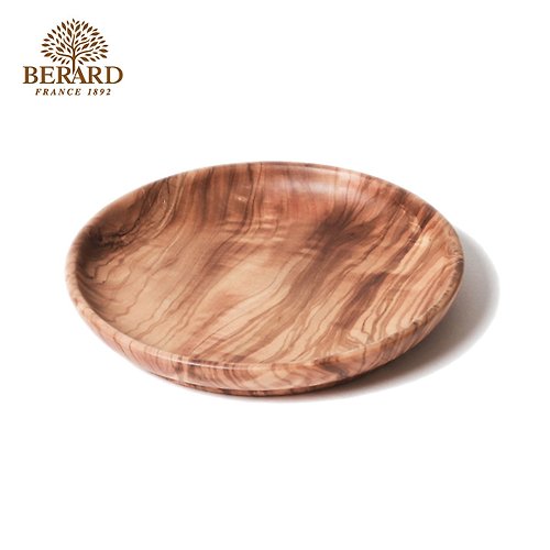 HBF Store 法國 Berard 畢昂原木食具 手工橄欖木餐碟/盤 14cm