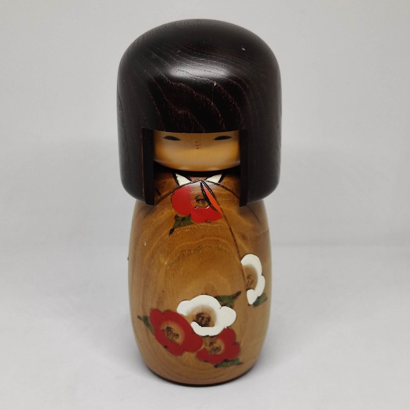 Creative kokeshi doll by Usaburo - ตุ๊กตา - ไม้ สีนำ้ตาล