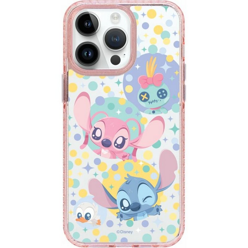 迪士尼 史迪奇 iPhone16 Samsung S25 氣墊標準防摔鏡面手機殼 - 手機殼/手機套 - 塑膠 多色