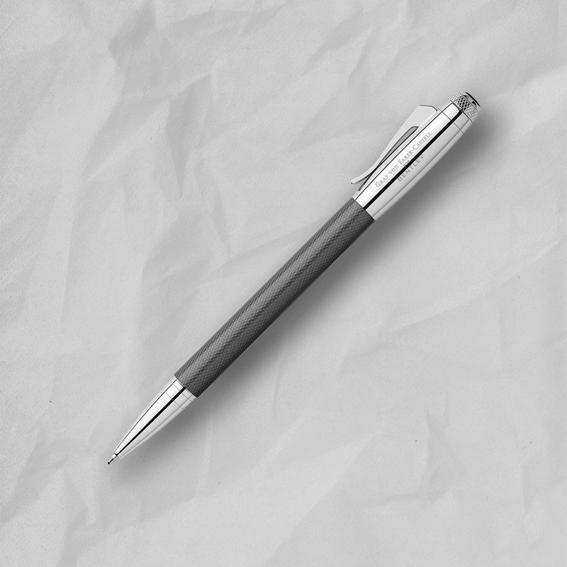 【Graf von Faber-Castell】賓利聯名系列原子筆-銀鎢 VIP刻字 - 原子筆/中性筆 - 其他金屬 銀色