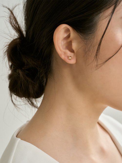 CHUREÈ JEWELRY | ETHEREAL溫婉耳環 | 18K金 鑽石輕珠寶