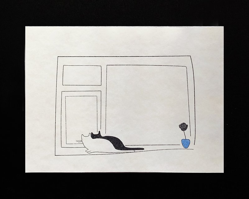 There are cats series | Valentine's Day card universal card - การ์ด/โปสการ์ด - กระดาษ ขาว