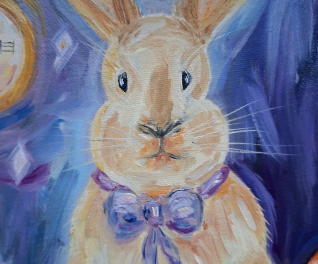 alice in wonderland paintings rabbit