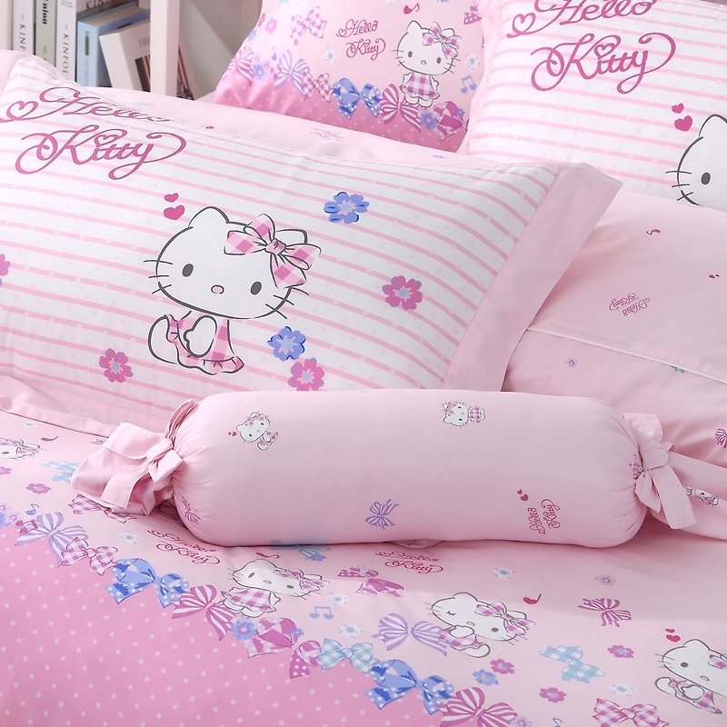 Hello Kitty-classic cartoon candy shaped pillow-cushion-cushion-two types made in Taiwan - หมอน - ผ้าฝ้าย/ผ้าลินิน 
