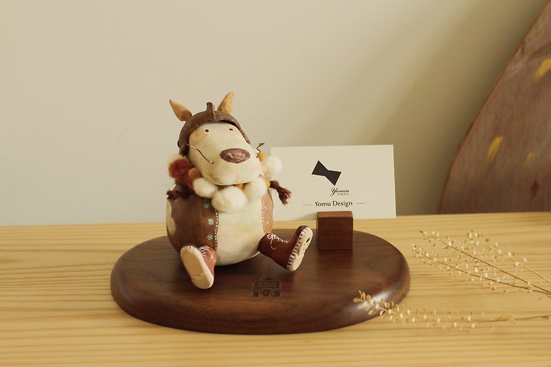 Year of the Dragon - Wooden Ornaments - Dragon - Healing Goods - Souvenirs - Paper Weights - Brown Dragon - Tainan 400th Anniversary - Items for Display - Wood Brown