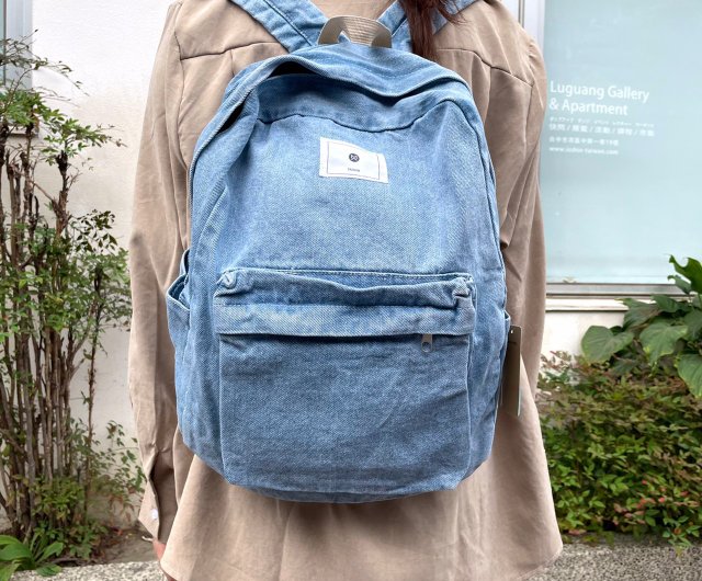 Denim Mini Backpack - Shop Je Denim Handcraft Backpacks - Pinkoi