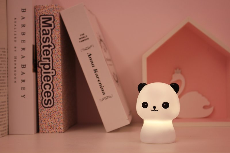 【充電小夜燈】SomeShine有亮點-貓熊 - 燈具/燈飾 - 塑膠 白色