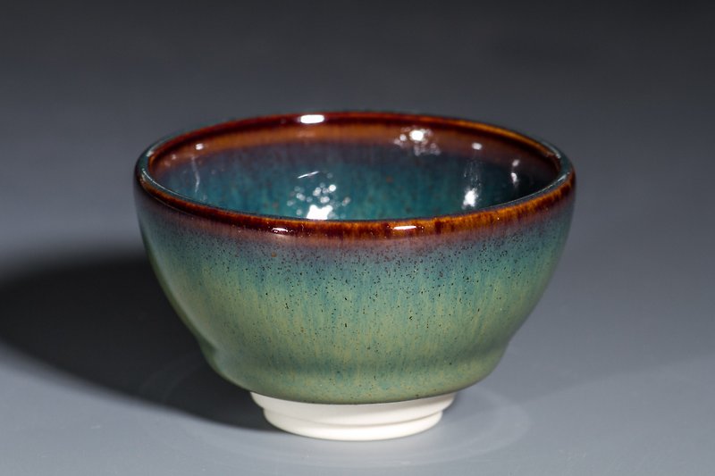 Tenmoku tea cup - Teapots & Teacups - Pottery Green