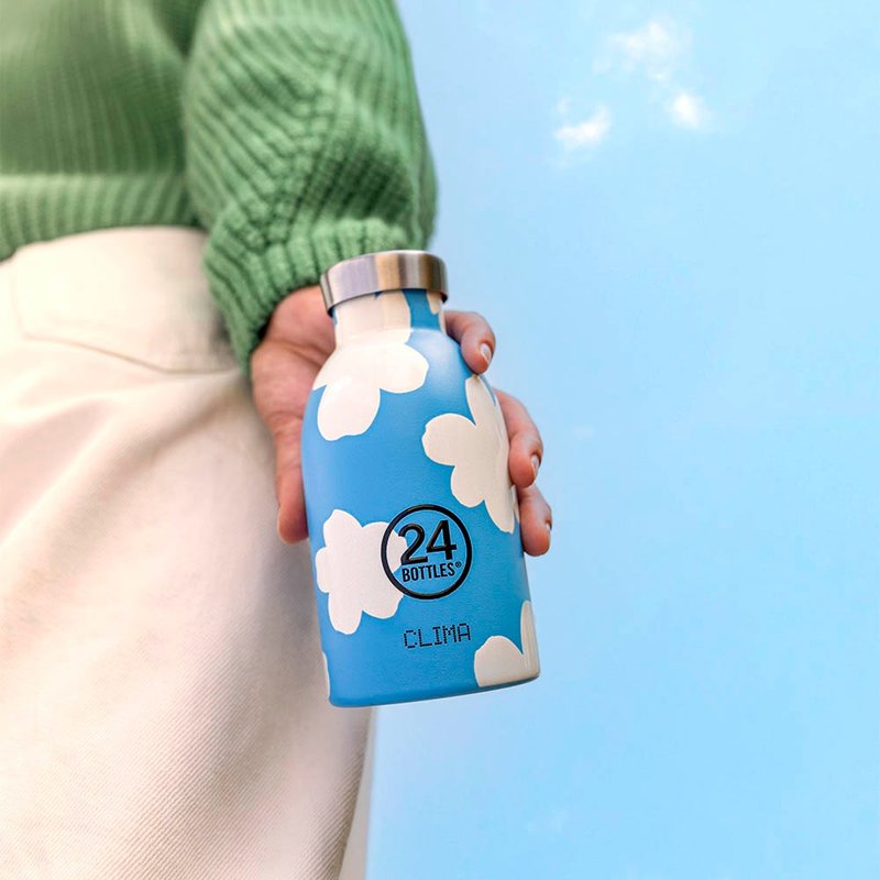 義大利 24Bottles 不鏽鋼雙層保溫瓶 330ml - 白日夢 - 保溫瓶/保溫杯 - 不鏽鋼 多色
