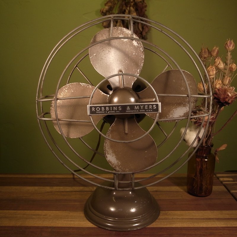 ROBBINS & MYERS American-made electric fan VINTAGE - พัดลม - โลหะ 