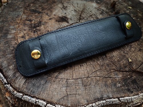chayapha (Black Color) Leather Shoulder Strap Pad For Bag for Strap width 3 - 4 cm.