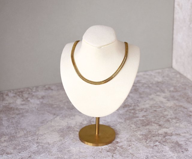 Thin Chain Necklace Silver - 60 cm
