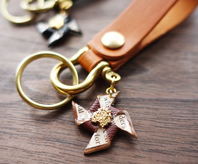 Personalised Origami Crane Key Chain / Key Holder - Shop Dopamine Keychains  - Pinkoi