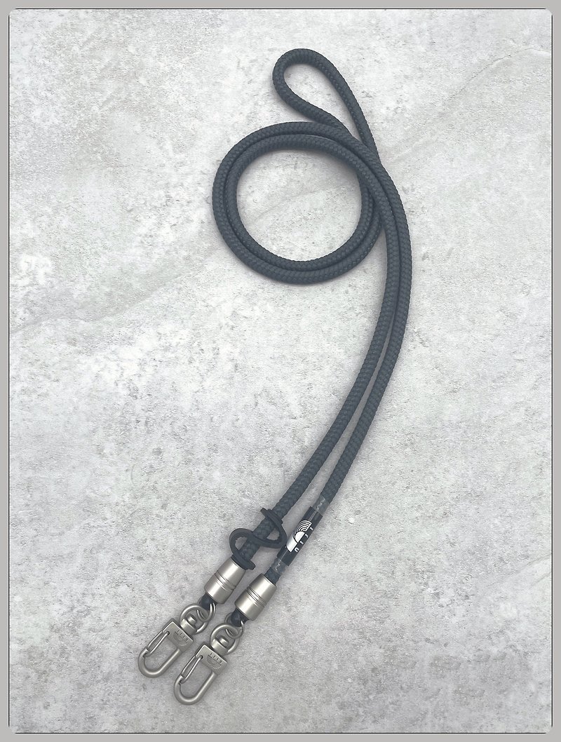 niji phone strap 6mm Anchor grey color - Other - Plastic Gray