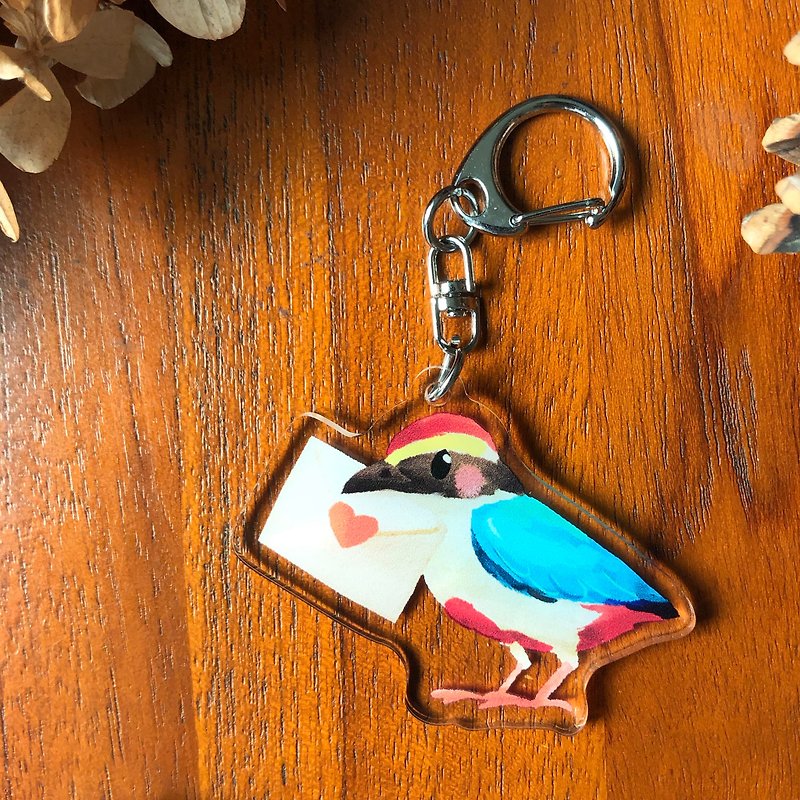| 壓克力鑰匙圈 | 八色鳥的信息 - 鑰匙圈/鑰匙包 - 壓克力 多色