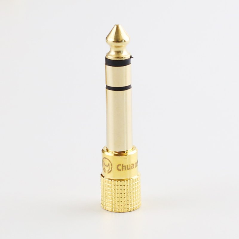 川木 轉接頭 6.5mm轉3.5mm 母【P256】耳機 麥克風 轉接頭 轉換器 - 科技小物 - 其他金屬 