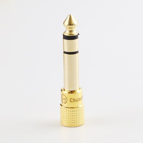 川木音箱 x ChuanMu Audio 川木 轉接頭 6.5mm轉3.5mm 母【P256】耳機 麥克風 轉接頭 轉換器