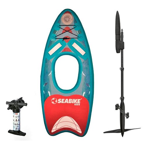 Seabike水中自行車 SEABIKE【小孩專用】水中自行車及充氣浮板/ 小孩浮潛裝備套組
