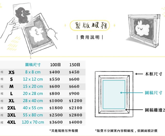 玩印】網版、絹印客製化開版製圖- 設計館玩印工作室木工/竹藝/紙雕- Pinkoi